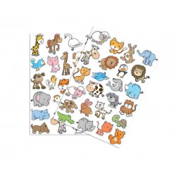 GOMMETTES ANIMAUX RIGOLOS 2 DE 1,5 A 5 C