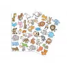 GOMMETTES ANIMAUX RIGOLOS 2 DE 1,5 A 5 C