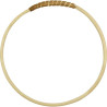 CERCLE EN ROTIN DIAMÈTRE 25 CM