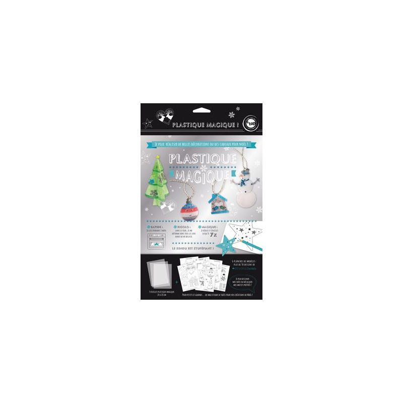 PLASTIQUE MAGIQUE TRANSLUCIDE NOEL 20 X