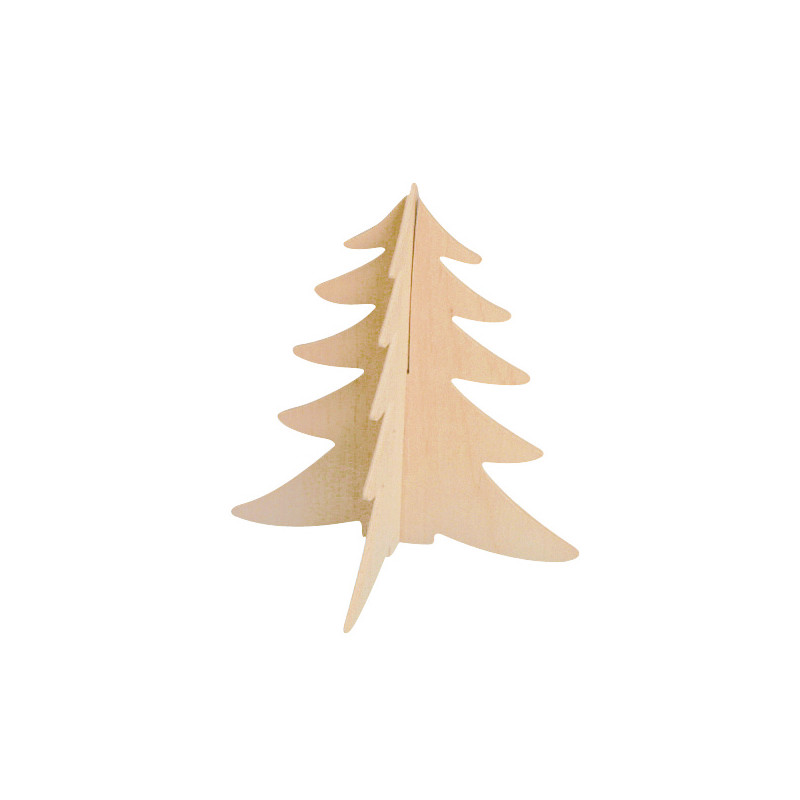 SAPINS BOIS A ASSEMBLER 12 X 15 CM X 2 P