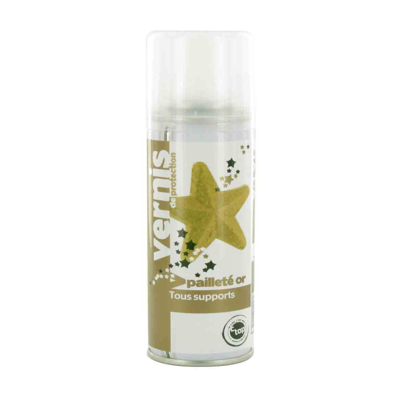 AEROSOL VERNIS PAILLETE OR 125 ML