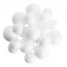 BOULES POLYSTYRENE 5 ET 7 CM X 40 PCS