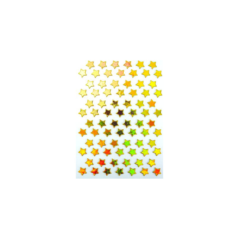 STICKERS ETOILE OR 1,5 CM X 78 PCS
