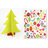 SAPIN À CUSTOMISER 25 x 20 cm GOMMETTES