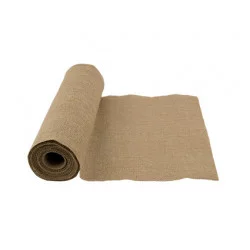 CHEMIN TABLE TOILE DE JUTE 28CMX5M