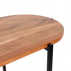 CONSOLE ACCACIA GABLE NATUREL 119X40XH76