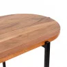 CONSOLE ACCACIA GABLE NATUREL 119X40XH76