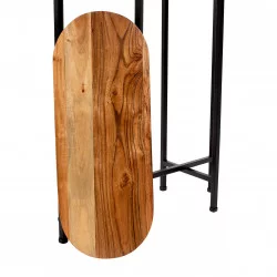 CONSOLE ACCACIA GABLE NATUREL 119X40XH76