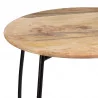 TABLE APPOINT GM HERVEA NATUREL D48XH54