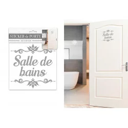 STICKER PORTE SALLE DE BAINS