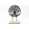 PHOTOPHORE ARBRE DE VIE BOUDHA 29cm