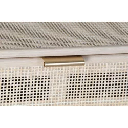 CONSOLE CANNAGE 120X42,5X78CM CALANDRE N