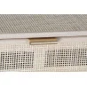 CONSOLE CANNAGE 120X42,5X78CM CALANDRE N CONSOLE CANNAGE 120X42,5X78CM CALANDRE N