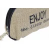 POCHETTE ENJOY 15X27X6CM FIBRE BEIGE