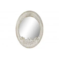 MIROIR CHARME MANGUIER BLANCHI OVAL 66X4