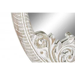 MIROIR CHARME MANGUIER BLANCHI OVAL 66X4