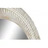 MIROIR CHARME MANGUIER BLANCHI OVAL 66X4
