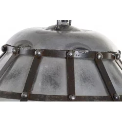 PLAFONNIER MEDIEVAL METAL 56X56X43CM NAT