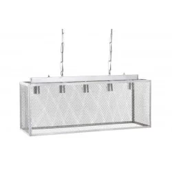 PLAFONNIER INDUS GRILLE METAL 79X26X120C