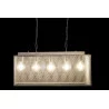 PLAFONNIER INDUS GRILLE METAL 79X26X120C