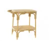 Table auxiliaire rotin et bambou naturel 75x43x69cm