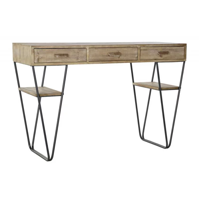 CONSOLE NATURE 120X43X78CM 3TIROIRS NATU
