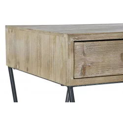 CONSOLE NATURE 120X43X78CM 3TIROIRS NATU