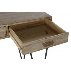CONSOLE NATURE 120X43X78CM 3TIROIRS NATU
