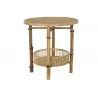 TABLE AUXILIAIRE BAMBOU NATUREL D60x61cm