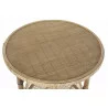 TABLE AUXILIAIRE BAMBOU NATUREL D60x61cm
