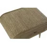 CHEVET ROTIN ARRONDI MDF 62X43X42 NATURE