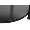 TABLE BASSE RONDE PM 2 PLATEAUX VERRE FU