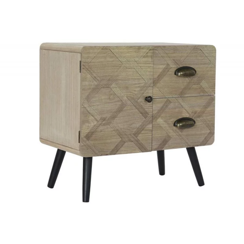 COMMODE MARQUETY GRAVE 60X30X56CM 2 TIRO