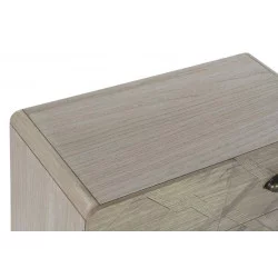COMMODE MARQUETY GRAVE 60X30X56CM 2 TIRO