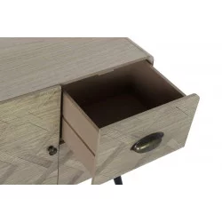 COMMODE MARQUETY GRAVE 60X30X56CM 2 TIRO