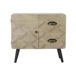 COMMODE MARQUETY GRAVE 60X30X56CM 2 TIRO
