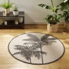 TAPIS ROND TROPIC NATURE D120 CM COTON