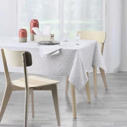 NAPPE RECT ASTRE 140x240CM COTON IMPRIME