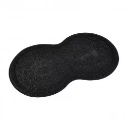 TAPIS DOUBLE NOIR PVC 46x26cm