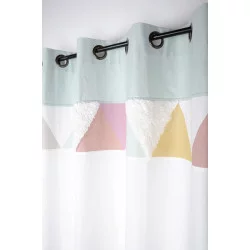 LENA RIDEAU 140X260 OEIL MULTICOLORE