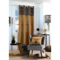 GOLDY RIDEAU 140X260 OEIL CAMEL