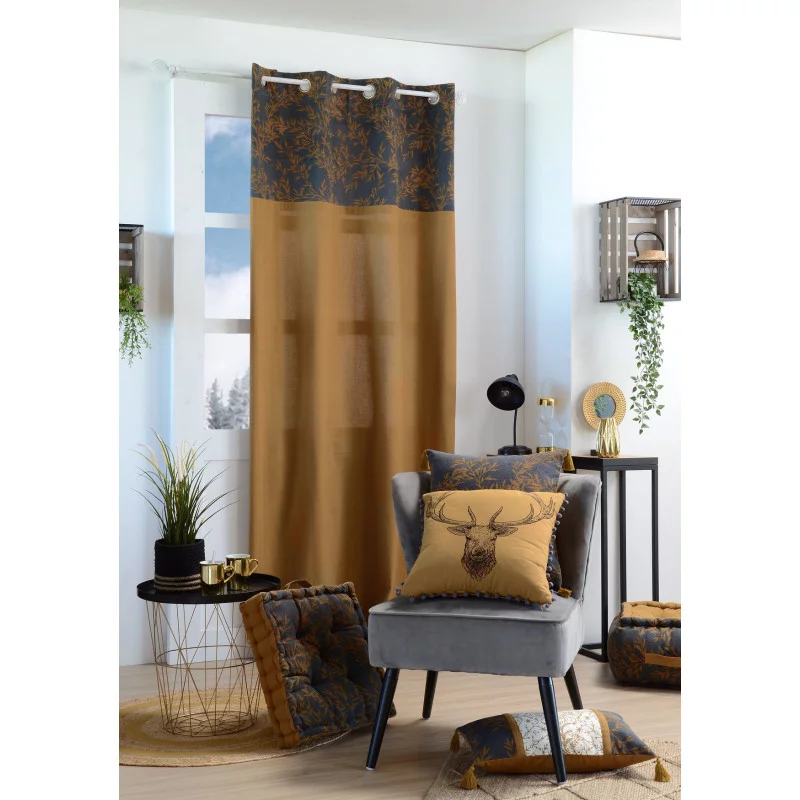 GOLDY RIDEAU 140X260 OEIL CAMEL