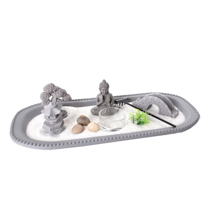 JARDIN ZEN AV PHOTOPHORE 15X35CM