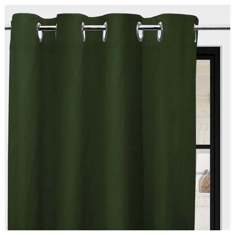 RIDEAU OEILLET 135X250 BOHEME KAKI
