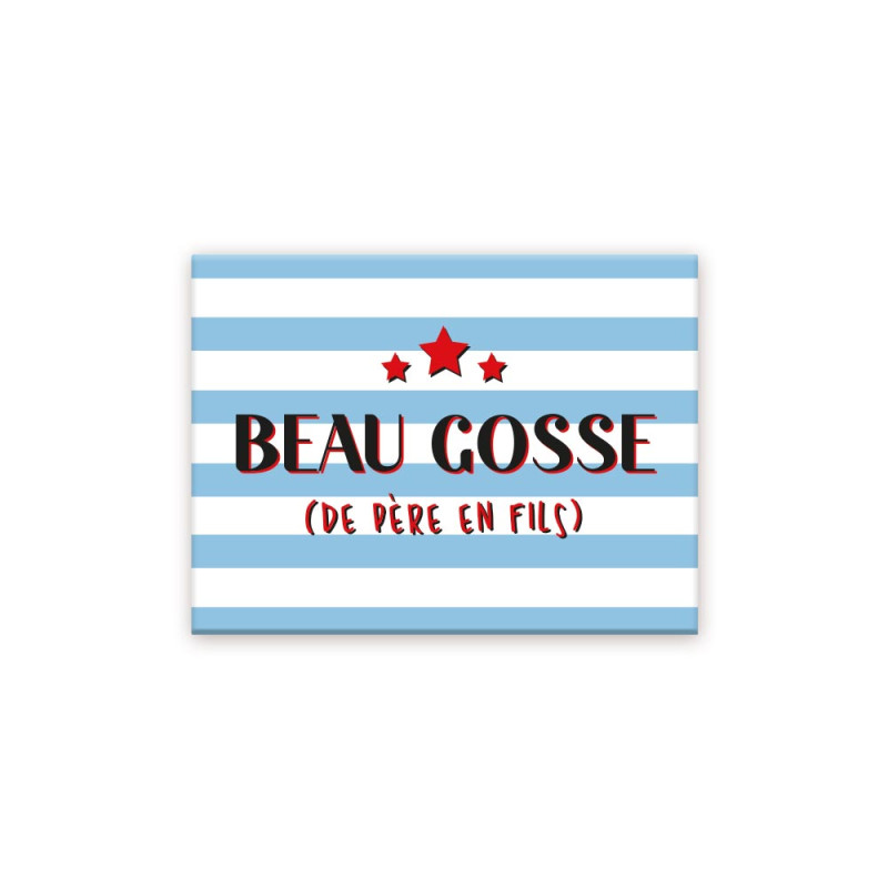 MAGNET "BEAU GOSSE PERE FILS"