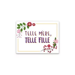 MAGNET "TELLE MERE TELLE FILLE"