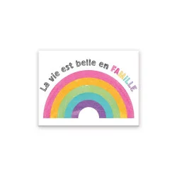 MAGNET "LA VIE EST BELLE EN FAMI