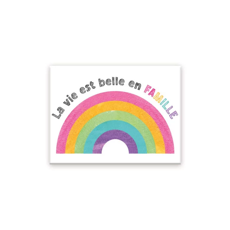 MAGNET "LA VIE EST BELLE EN FAMI