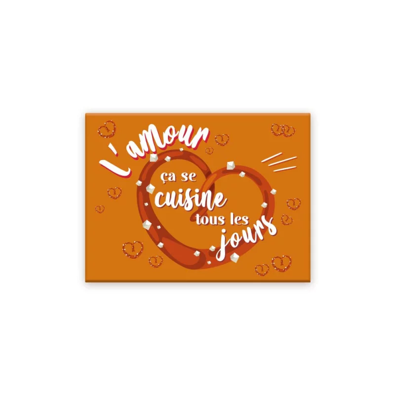 MAGNET "L AMOUR CA SE CUISINE... MAGNET "L AMOUR CA SE CUISINE...